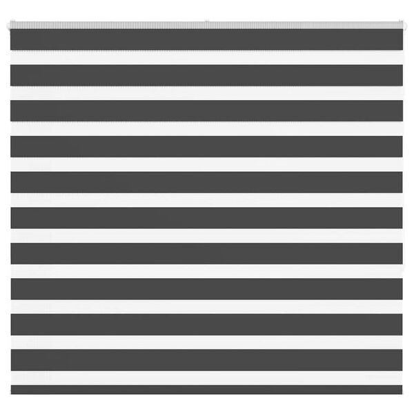 vidaXL zebraf&uuml;gg&ouml;nnyel fekete sz&ouml;vetsz&eacute;less&eacute;g 160,9 cm poli&eacute;szter