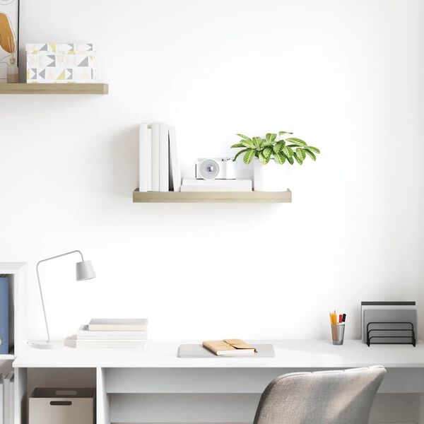 vidaXL t&ouml;lgysz&iacute;nű MDF lebegő fali polc 60 x 23,5 x 3,8 cm