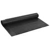 vidaXL Bord&aacute;zott v&iacute;zelvezető lap Fekete 1 x 10 m HDPE
