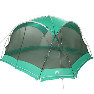 vidaXL Sz&uacute;nyogh&aacute;l&oacute;s s&aacute;tor tetővel Tengeri Z&ouml;ld 434 x 434 x 230 cm