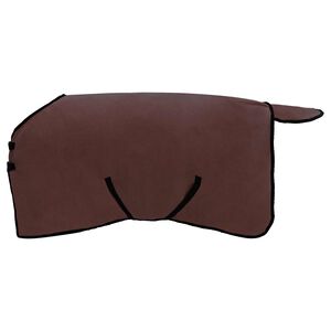 vidaXL L&oacute; Takar&oacute; Teljes S&ouml;t&eacute;t Barna Poli&eacute;szter