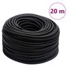 vidaXL fekete gumi &eacute;s PVC hibrid l&eacute;gt&ouml;mlő 0,6" 20 m