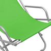 vidaXL 2 db zöld acél hintaszék