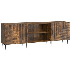 vidaXL TV szekr&eacute;ny 150 x 31 x 50 cm F&uuml;st&ouml;s T&ouml;lgy Szerelt Fa