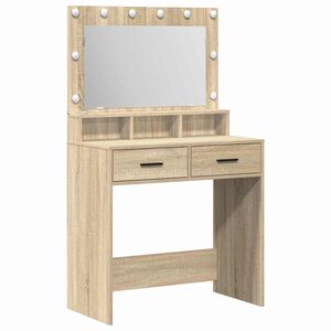 vidaXL &Ouml;lt&ouml;zk&ouml;dőasztal Sonoma t&ouml;lgy 79 x 41 x 135 cm Szerelt Fa