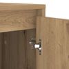 vidaXL Mos&oacute;g&eacute;p Szekr&eacute;ny ajt&oacute;val Artisan t&ouml;lgy 87 x 60 x 89 cm Faanyag
