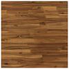 vidaXL T&eacute;glalap Asztallap 80 x 70 x 3,2 cm N&eacute;gysz&ouml;gletes T&ouml;m&ouml;r Ak&aacute;cfa