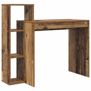 vidaXL Asztal &Ouml;reg fa Szerelt Fa 100 x 40 x 90 cm