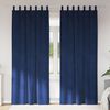 vidaXL S&ouml;t&eacute;t&iacute;tő f&uuml;gg&ouml;ny&ouml;k 2 pcs S&ouml;t&eacute;t k&eacute;k 140 x 245 cm B&aacute;rsony