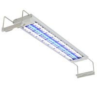 vidaXL alumínium akvárium LED-lámpa 50-60 cm IP67