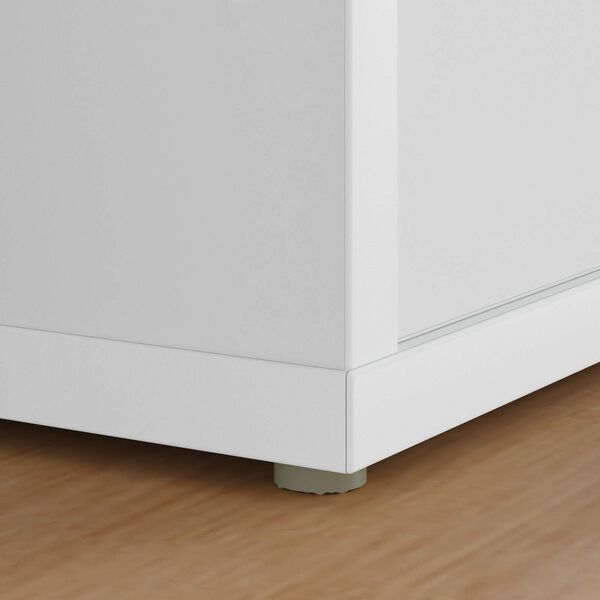 vidaXL Sz&eacute;k l&aacute;b padl&oacute; v&eacute;dők 12 pcs &Aacute;tl&aacute;tsz&oacute; &Oslash; 15 x 16 mm PVC