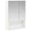 vidaXL F&uuml;rdőszobai t&uuml;k&ouml;rszekr&eacute;ny Feh&eacute;r 50 x 14,5 x 70 cm Faanyag