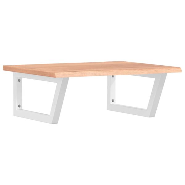 vidaXL ac&eacute;l &eacute;s t&ouml;m&ouml;r t&ouml;lgyfa falra szerelhető mosd&oacute;polc