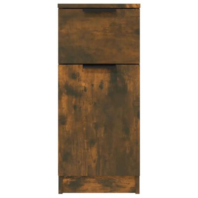 vidaXL füstös tölgy színű szerelt fa tálalószekrény 30 x 30 x 70 cm