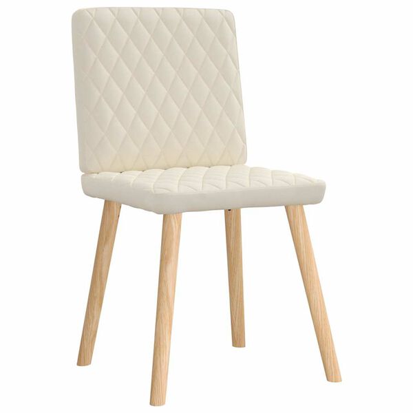 vidaXL 6 db vászonkárpitozású étkezőszék