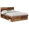vidaXL &Aacute;gykeret fejt&aacute;ml&aacute;val &Ouml;reg fa 140 x 190 cm T&ouml;m&ouml;r fenyőfa