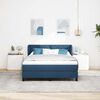 vidaXL Boxspring &aacute;gy matraccal matracmal K&eacute;k 140 x 190 cm sz&ouml;vet