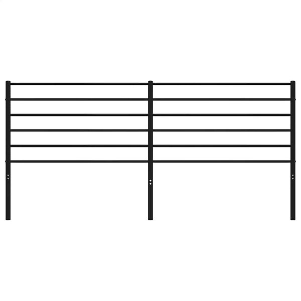 vidaXL fekete f&eacute;m csere fejt&aacute;mla 193 cm