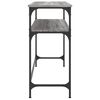 vidaXL szürke sonoma színű szerelt fa konzolasztal 100x35,5x75 cm