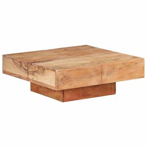vidaXL t&ouml;m&ouml;r ak&aacute;cfa doh&aacute;nyz&oacute;asztal 80 x 80 x 28 cm
