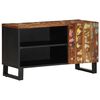 vidaXL t&ouml;m&ouml;r &uacute;jrahasznos&iacute;tott &eacute;s szerelt fa TV-szekr&eacute;ny 80x33x46 cm