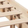 vidaXL tömör fenyőfa könyvespolcos ágy matrac nélkül 100 x 200 cm