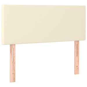 vidaXL kr&eacute;msz&iacute;nű műbőr fejt&aacute;mla 80 x 5 x 78/88 cm