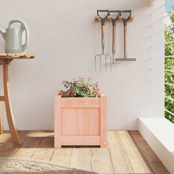 vidaXL t&ouml;m&ouml;r dugl&aacute;szfenyő kerti vir&aacute;gl&aacute;da 31 x 31 x 31 cm