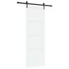 vidaXL Cs&uacute;sz&oacute; ajt&oacute; ORKDAL 83 x 232 cm T&ouml;m&ouml;r Fenyőfa Feh&eacute;r