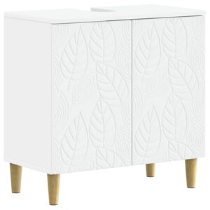 vidaXL F&uuml;rdőszobai mosd&oacute;szekr&eacute;ny DELFT Feh&eacute;r 59,5 x 31,5 x 59 cm