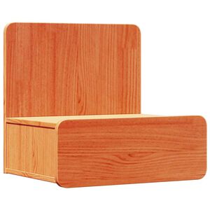 vidaXL &Eacute;jjeli asztal Faggy&uacute; barna 44 x 32,5 x 40 cm T&ouml;m&ouml;r fenyőfa