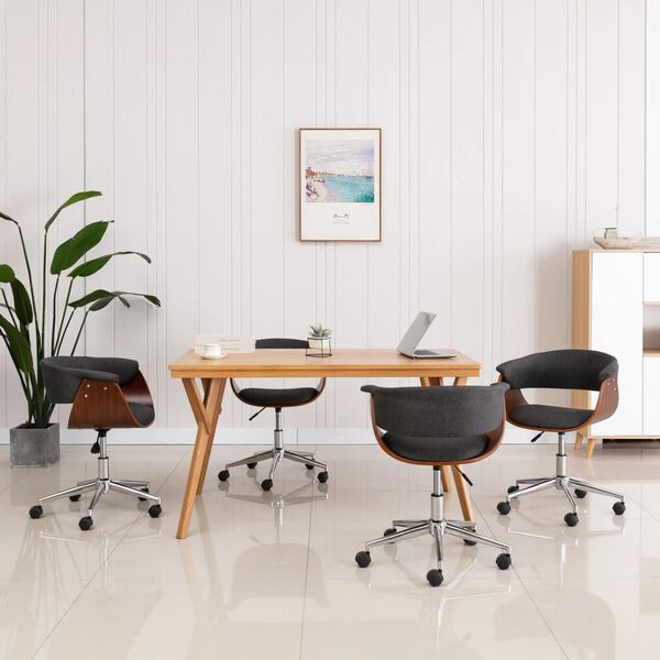 vidaXL 4 db sz&uuml;rke sz&ouml;vet forg&oacute; &eacute;tkezősz&eacute;k