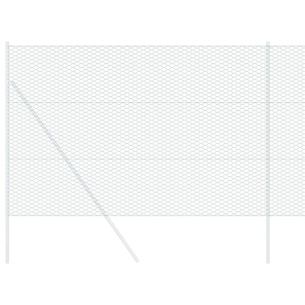 vidaXL Hexagon ker&iacute;t&eacute;s Z&ouml;ld 1,6 x 100 m PVC