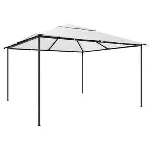 vidaXL feh&eacute;r pavilon 4 x 4 x 3 m 180 g/m&sup2;