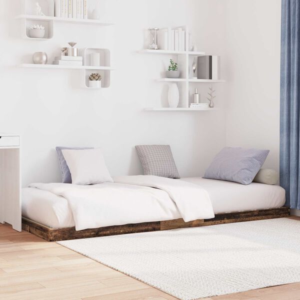 vidaXL F&ouml;ldi &aacute;gykeret &Ouml;reg fa 90 x 190 cm Faanyag