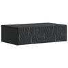 vidaXL Fali oldalt&aacute;bla Fekete 87,5 x 34,5 x 17 cm Szerelt Fa