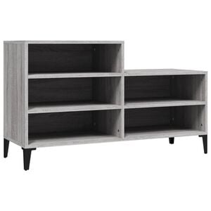 vidaXL sz&uuml;rke sonoma sz&iacute;nű szerelt fa cipősszekr&eacute;ny 102x36x60 cm