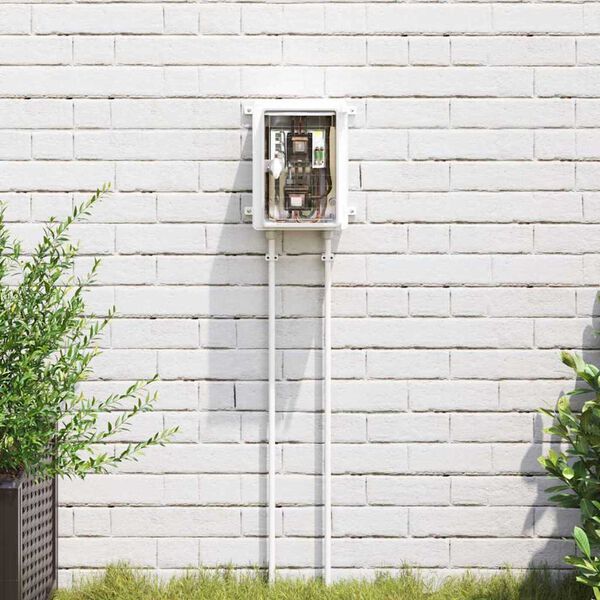 vidaXL Vezérlőszekrény Szürke 18 x 13 x 24 cm ABS Műanyag