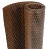 vidaXL barna &eacute;s fekete polyrattan erk&eacute;lyparav&aacute;n 300x80 cm