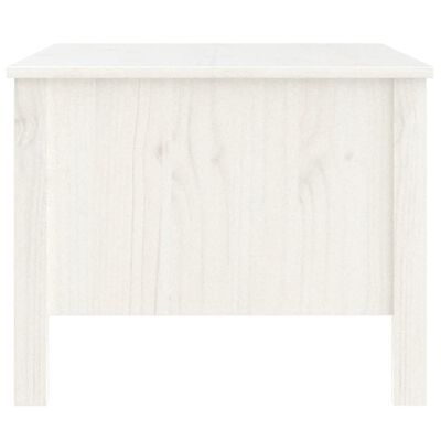 vidaXL fehér tömör fenyőfa dohányzóasztal 100 x 50 x 40 cm