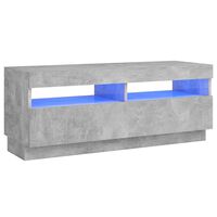 vidaXL betonszürke TV-szekrény LED-lámpákkal 100 x 35 x 40 cm