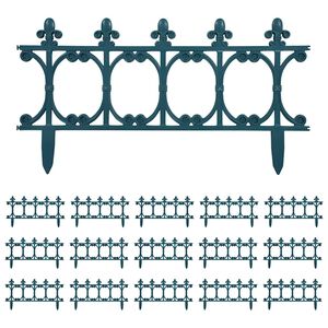 vidaXL 16 db z&ouml;ld polipropil&eacute;n gyepszeg&eacute;ly 10 m