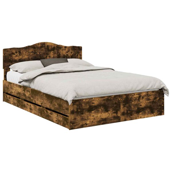 vidaXL &Aacute;gykeret fi&oacute;kkal F&uuml;st&ouml;lt t&ouml;lgy 140 x 200 cm M&eacute;rn&ouml;ki Fa