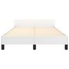 vidaXL ágykeret matrac nélkül fehér 120x190 cm műbőr