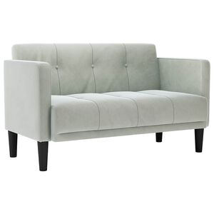 vidaXL vil&aacute;gossz&uuml;rke b&aacute;rsony loveseat kanap&eacute; 111 cm