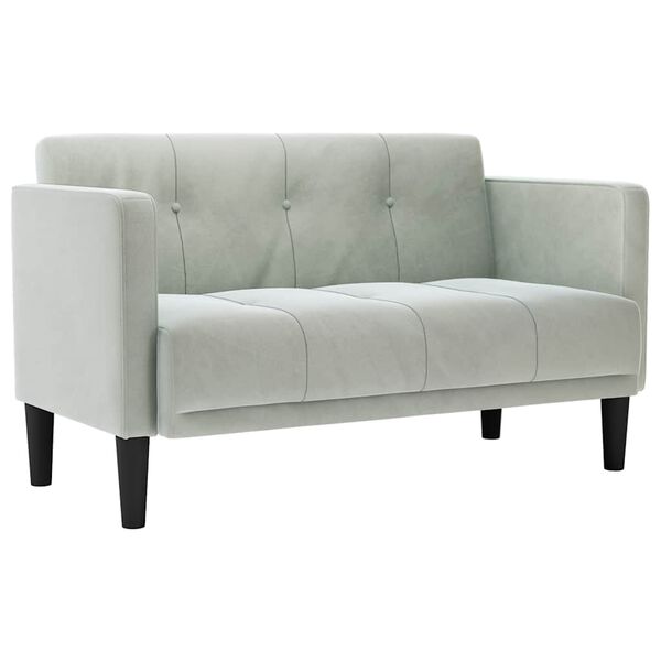 vidaXL vil&aacute;gossz&uuml;rke b&aacute;rsony loveseat kanap&eacute; 111 cm