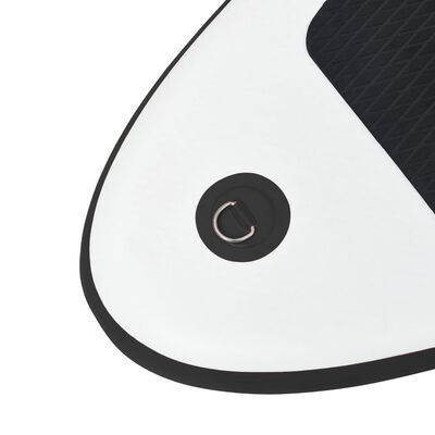 vidaXL fekete és fehér felfújható SUP-deszka vitorlaszettel