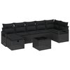 vidaXL Kanap&eacute; Szett 5 db polirattan