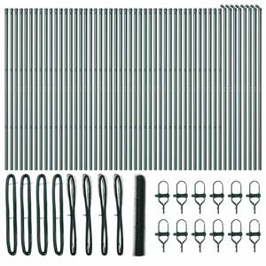 vidaXL Hatsz&ouml;gletű ker&iacute;t&eacute;s talajr&ouml;gz&iacute;tő 100 x 1,4 m PVC-bevonatos ac&eacute;l