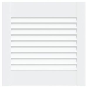 vidaXL feh&eacute;r t&ouml;m&ouml;r fenyőfa lamell&aacute;s szekr&eacute;nyajt&oacute; 39,5 x 39,4 cm